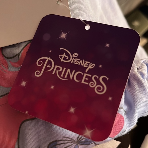 NWT Disney Ariel The Little Mermaid Biker Shorts Set  2T toddler - Picture 3 of 4